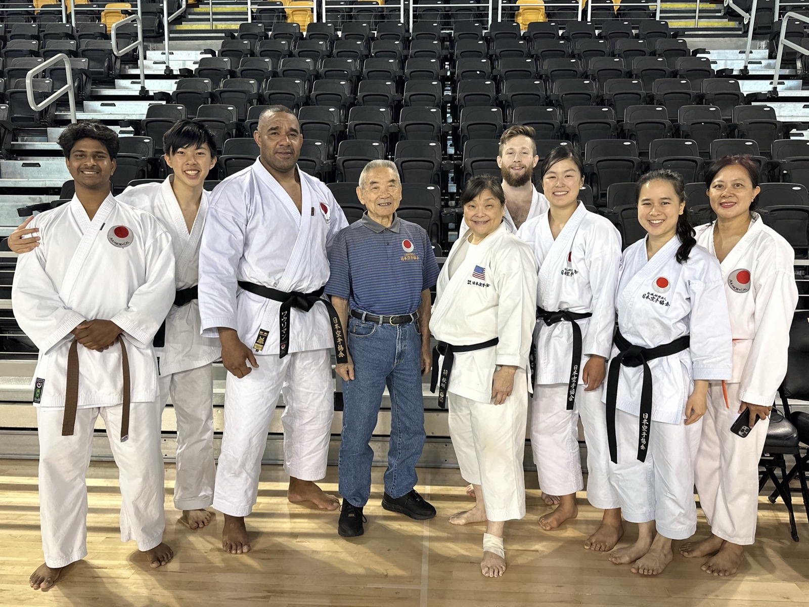 JKA NorCal team at a tournament venue
